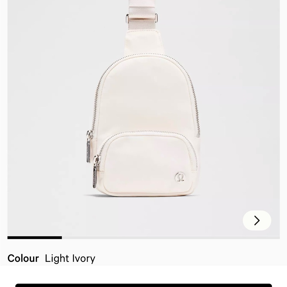 New Lululemon 	
Everywhere Sling Bag Small 2L